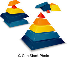 Pyramid Assembled And Disassembled   Pyramid Assembled