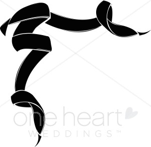 Ribbon Banner Clipart Black And White   Clipart Panda   Free Clipart