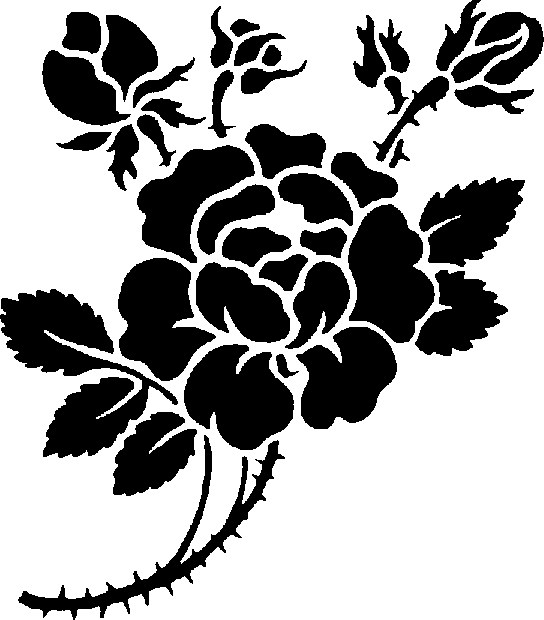 Rose Silhouette Clip Art Image Rose Png