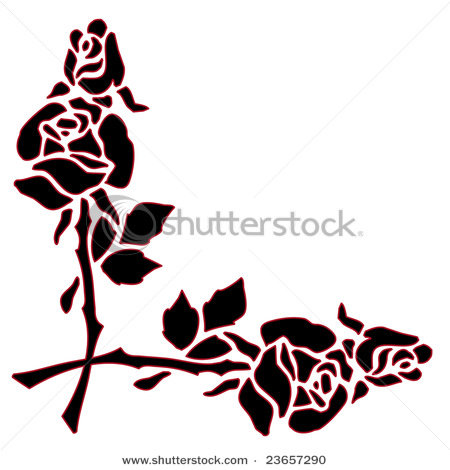 Rose Silhouette Clip Art Wallpapers