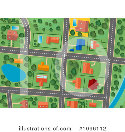 Town Map Clipart Royalty Free  Rf  Map Clipart