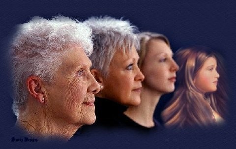 0916 3044 Four Generations Of Women In One Family Clipart Image Jpg