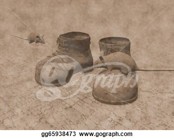     Boots On The Ground With Rats Around Stock Clipart Gg65938473 Csp