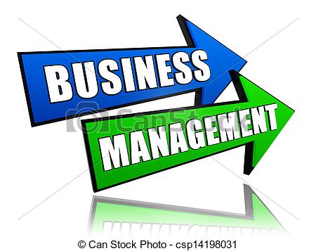 Business Management   Text In 3d Arrows Business Success Concept