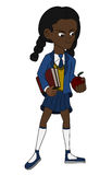 Cartoon Girl School Uniform Stock Illustrations Vectors   Clipart
