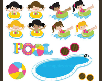 Clip Art   Pool Clipart   Pool Party Clip Art   Pool Party Clipart