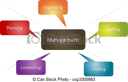 Management Function Business Strategy Management Roles Concept Diagram    