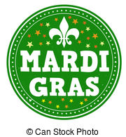 Mardi Gras Stamp   Mardi Gras Grunge Rubber Stamp On White