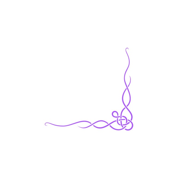 Purple Scroll Ribbon Border Clip Art Liked On Polyvore