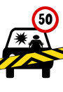 Respect Speed Limits A Illustration That Remembers To Royalty Free