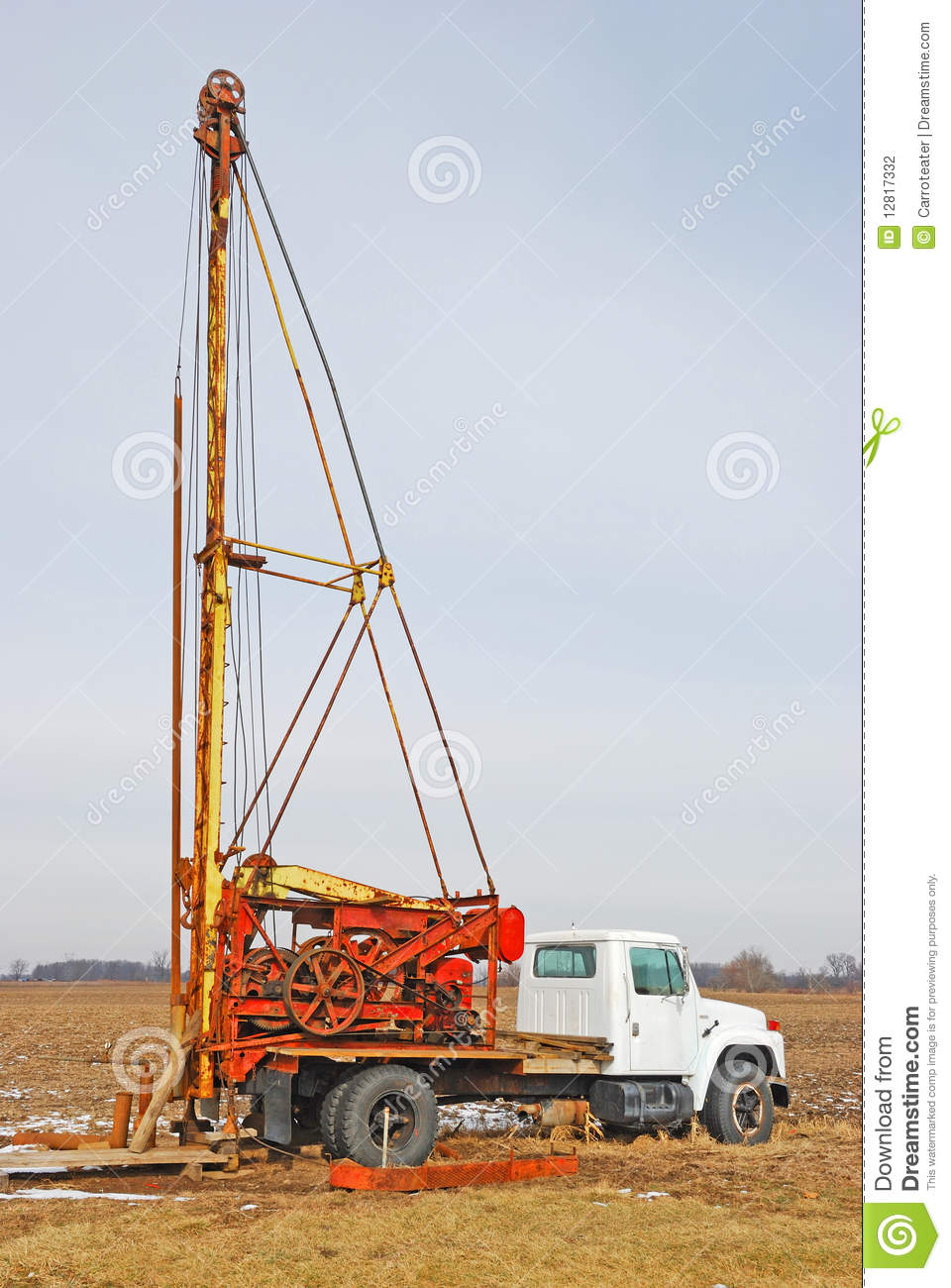 Water Well Clipart Water Well Drilling Rig