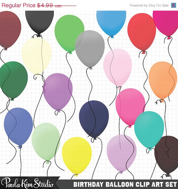 80  Off Sale Birthday Clipart Balloon Clip Art Birthday Clip Art