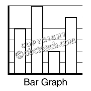 Clip Art  Graphing  Bar Graph B W   Preview 1