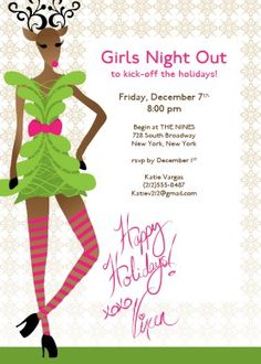 Girls Night Out Reindeer Clipart   Popular Categories Christmas Cards
