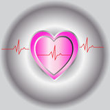 Heart Beat Heart Shape Stock Vectors Illustrations   Clipart
