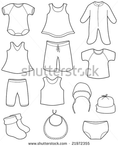 Kids Clothing Clip Art Clipart Clothes Clothing