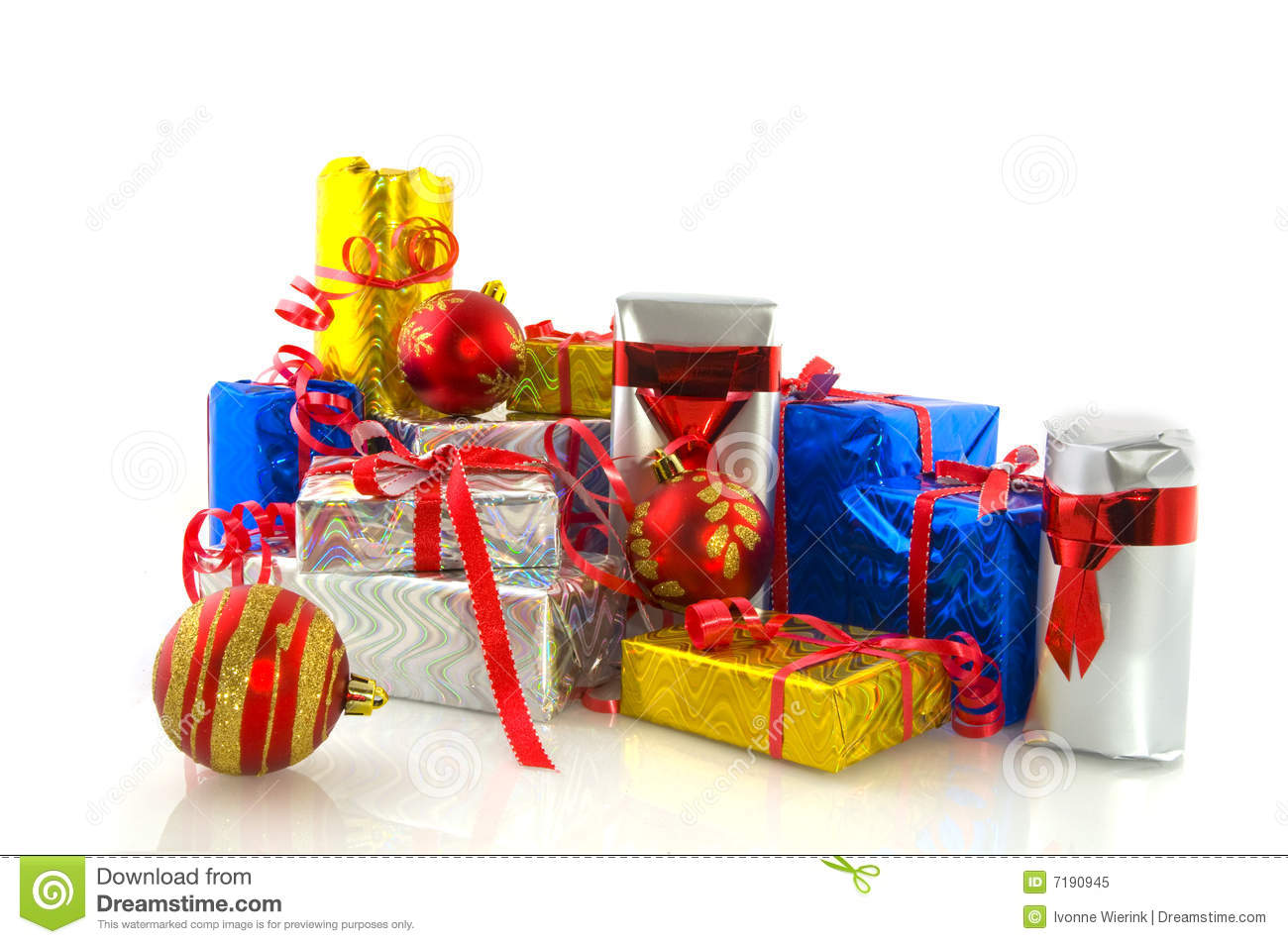 Many Christmas Presents Royalty Free Stock Photo   Image  7190945
