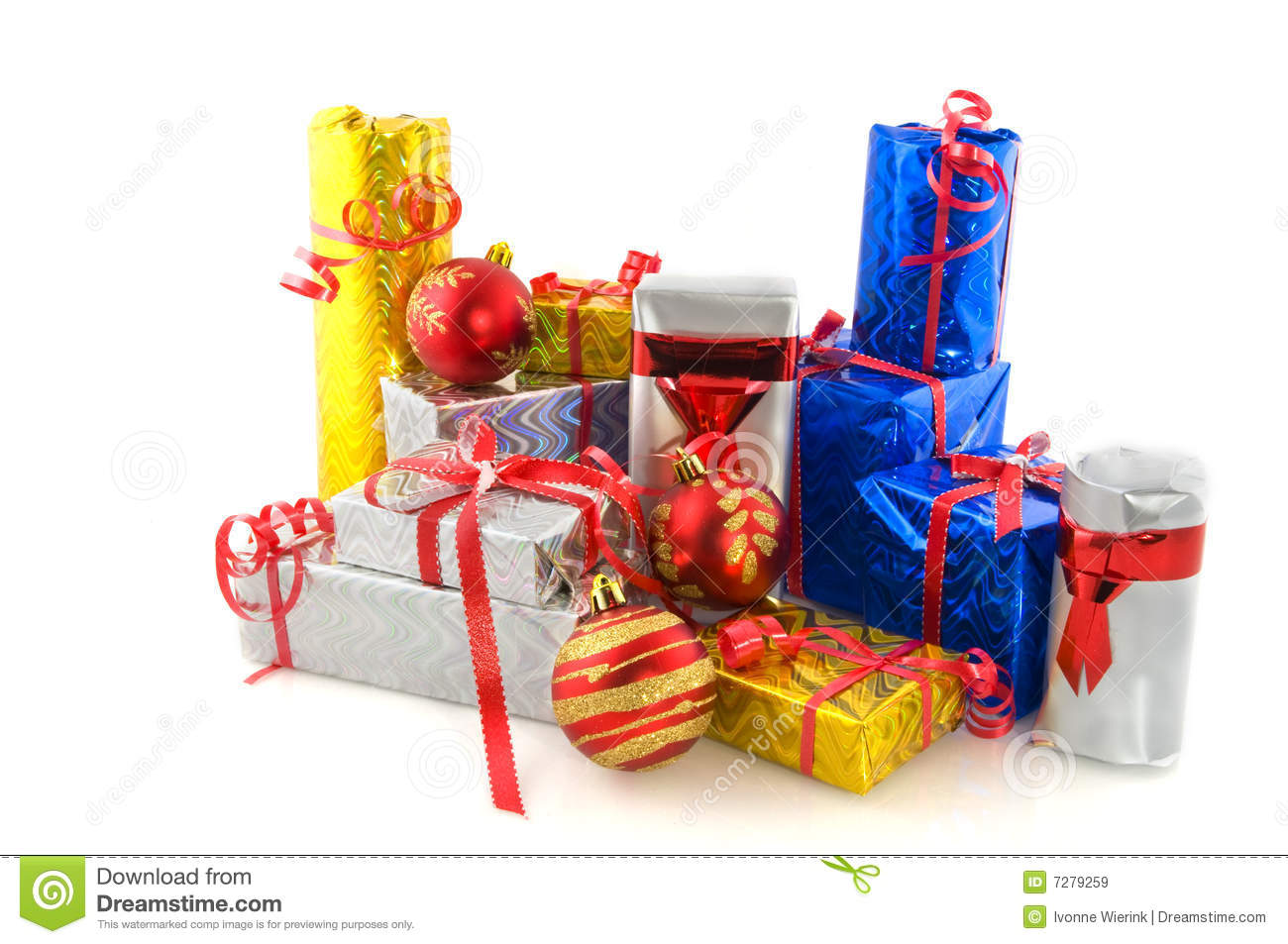 Many Presents For Christmas Royalty Free Stock Images   Image  7279259