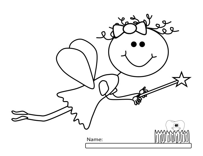 Names Of You Teeth Colouring Pages  Page 2