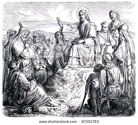 Old Engravings  Jesus Says To The Mount Of Olives Sermon  The Book    