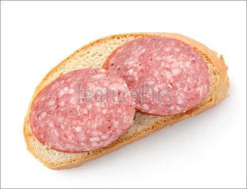 Sandwich With Salami Pics  Stock Image To Download At Featurepics Com