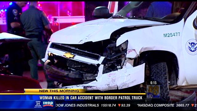 Woman Killed In Car Accident With Border Patrol Truck   San Diego    