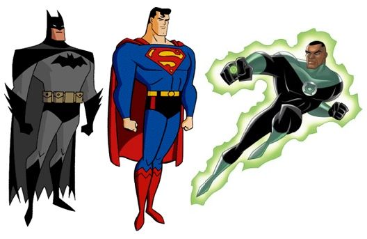 Bruce Timm Superheroes Green Lantern  The Animated Series Concept Art