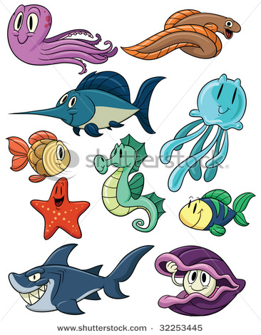 Christine O Donnell  Cartoon Sea Animals