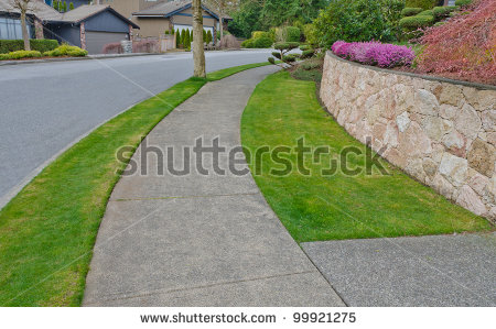 Concrete Sidewalk Clipart Nice And Clean Sidewalk And