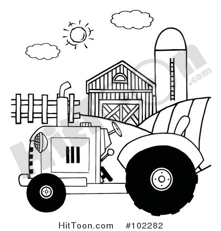 Farmer On Tractor Clipart Tractors Clipart  1   Royalty
