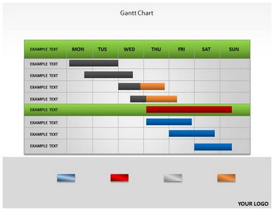 Gantt Chart Powerpoint Templates And Backgrounds