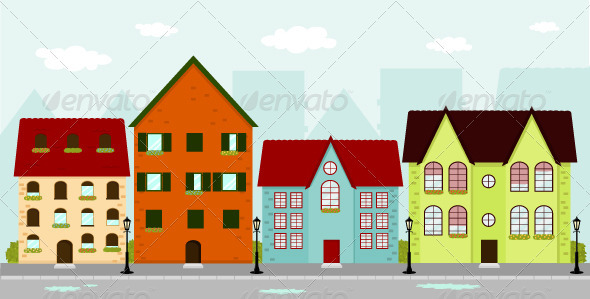 Graphicriver Townhouses 1066865