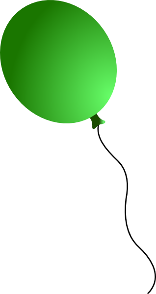 Green Balloon Clip Art