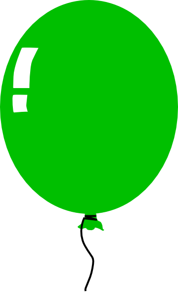 Green Balloon Clipart   Clipart Panda   Free Clipart Images