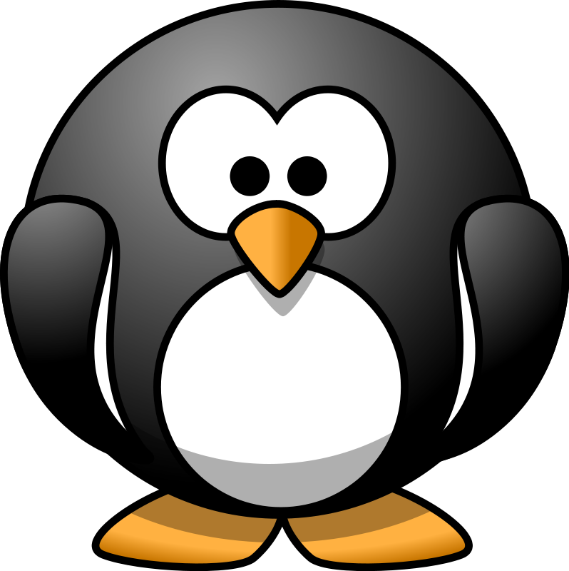 Illustration Of A Cartoon Penguin   Free Stock Photo