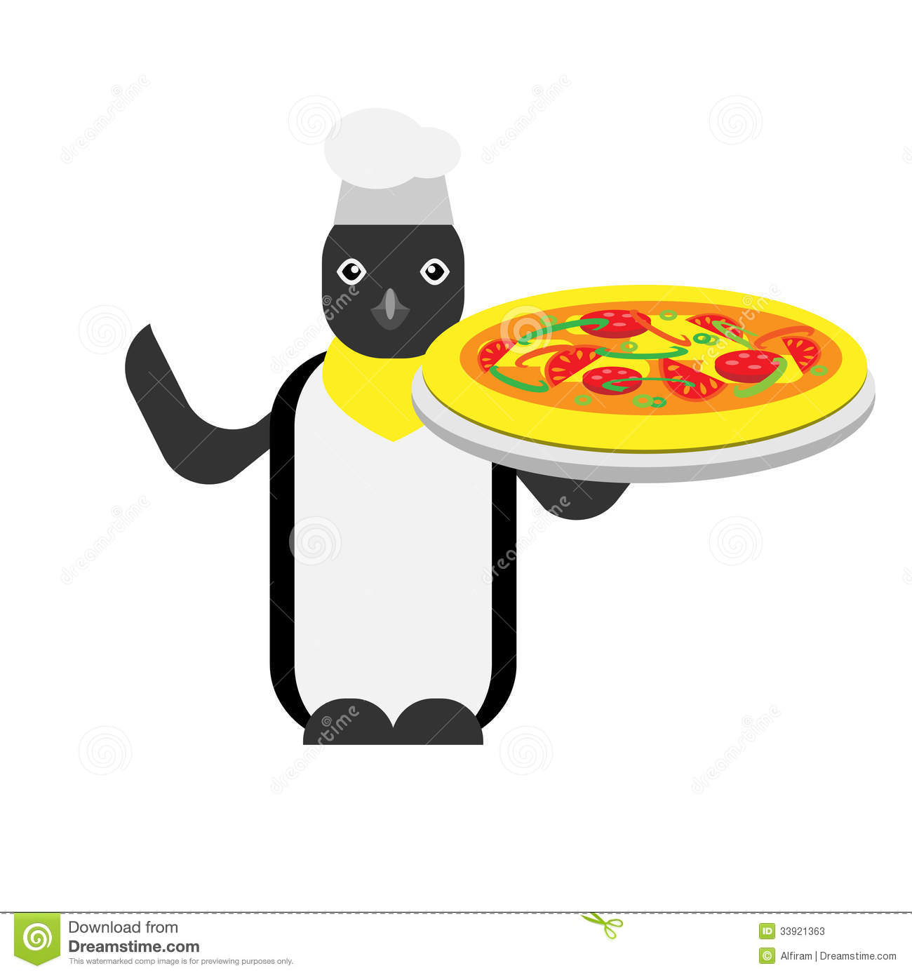 Illustration Of Penguin On White Background Mr No Pr No 0 218 0
