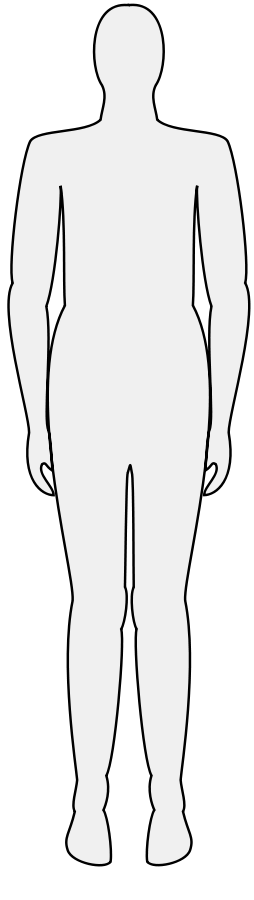 Male Body Silhouette Clipart Vector Clip Art Online Royalty Free    