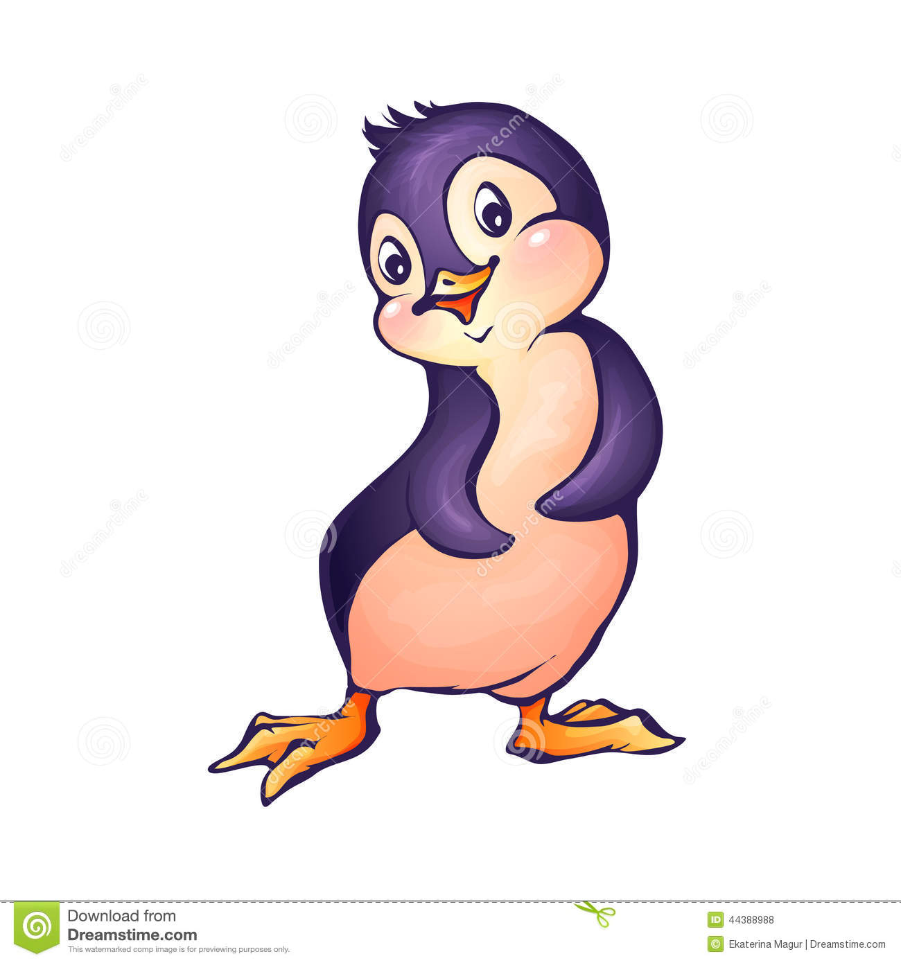 Penguin In Cartoon Style On Transparent Background Mr No Pr No 2 465 3