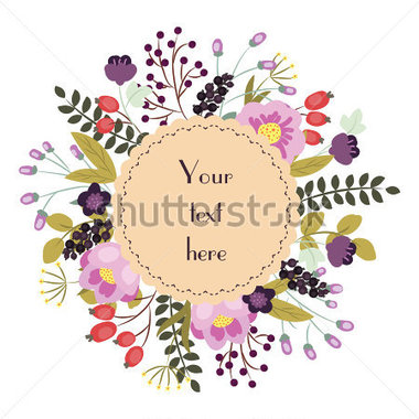 Pics Photos   Vector Clipart Of Fantasy Floral Bright Daisy Flowers In