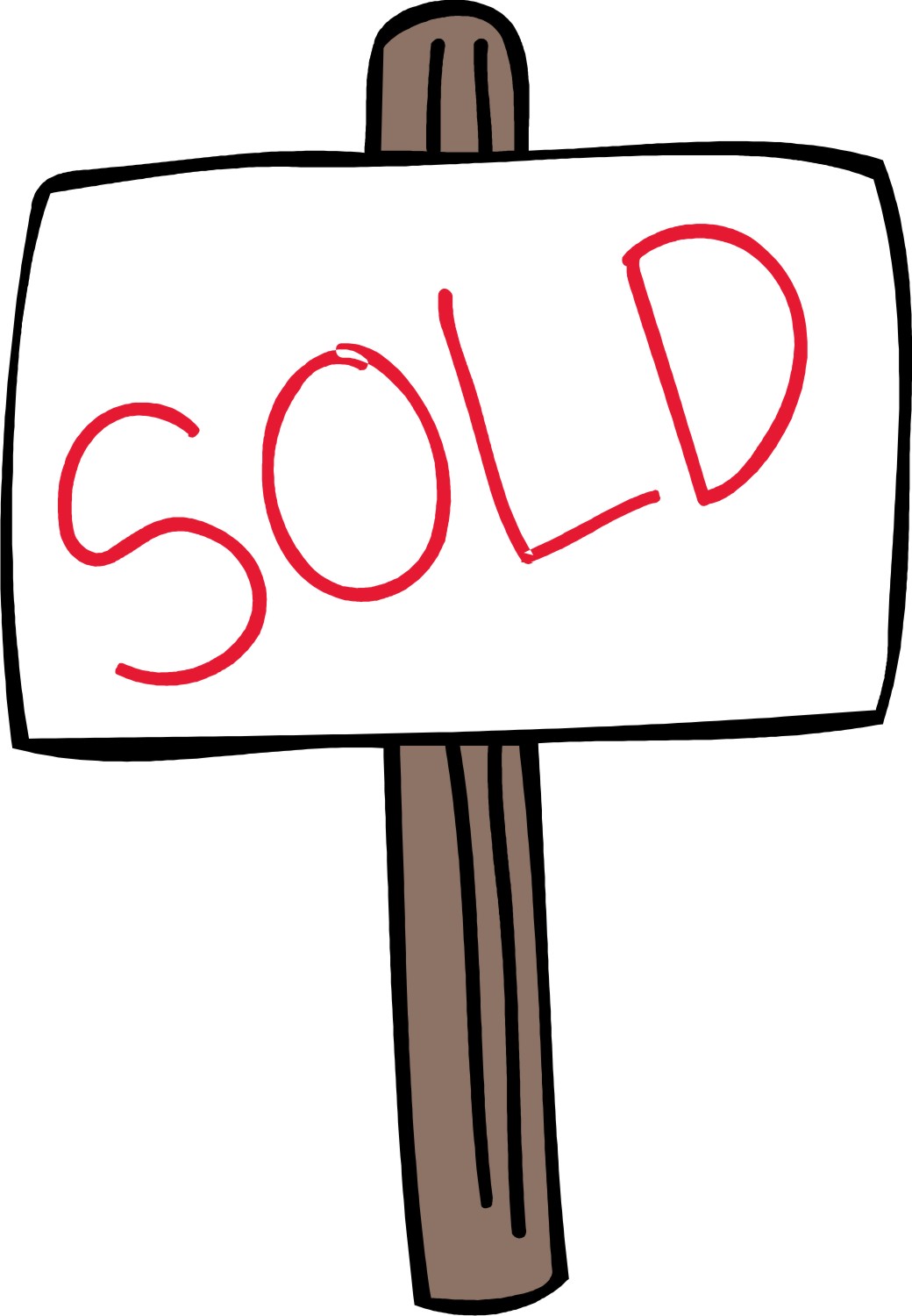 Real Estate Sold Sign Clipart Sold Clipart