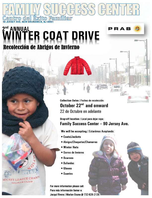 Winter Coat Drive Flyer Blanket Drive Clothing Drive Clip Art Coat And