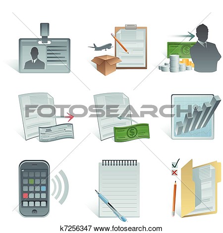 Clip Art   Accounting Icon  Fotosearch   Search Clipart Illustration