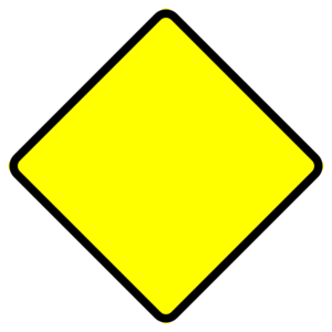 Empty Yellow Sign With Black And White Border Clip Art At Clker Com