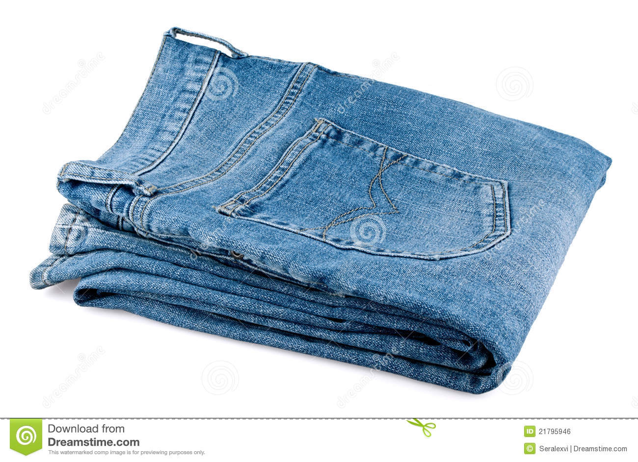 Folded Men S Jeans Royalty Free Stock Image   Image  21795946