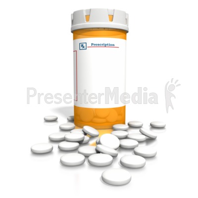 Medication Bottle White Tablets   Medical And Health   Great Clipart