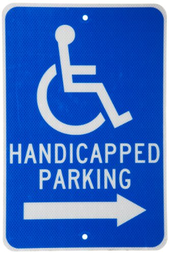 Nmc Tm153j Handicap Parking Sign Legend Handicapped Parking With    