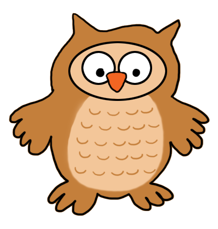 Png Owl Drawing Red Orange Png Baby Owl Drawing Png Cartoon Owl Png