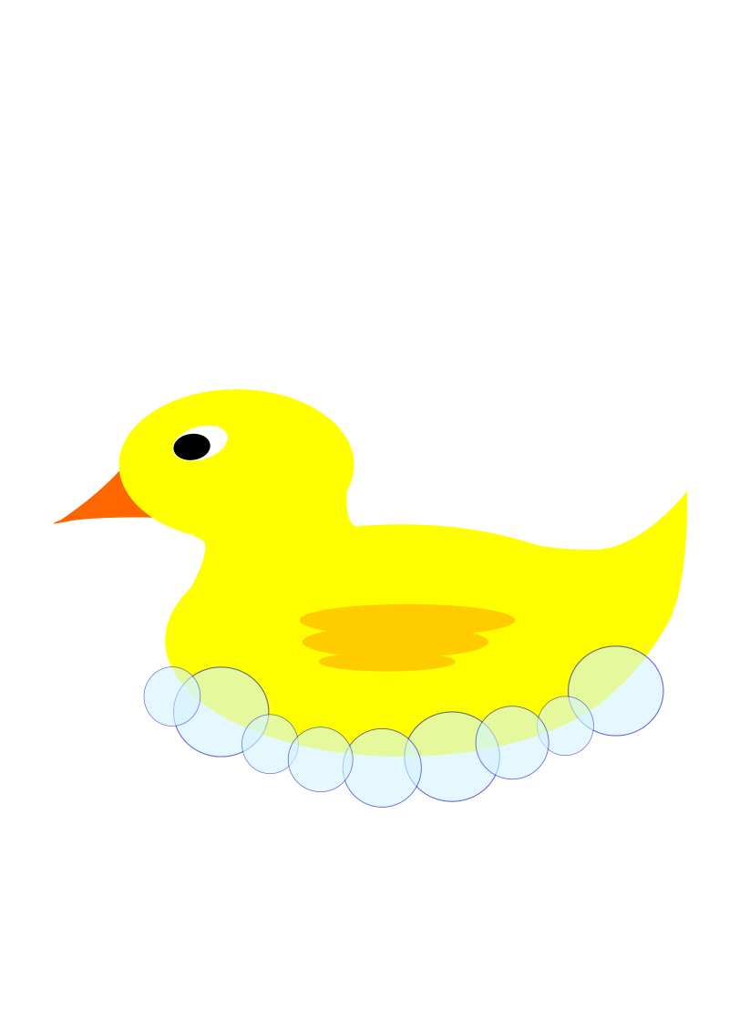 Rubber Ducky In Bubbles By Barnheartowl   A Rubber Duck Floating In    