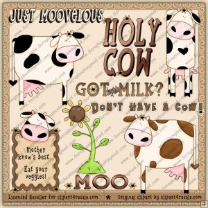Scrap   Stamp   Holy Cow Clipart Collection  Powered By Cubecart