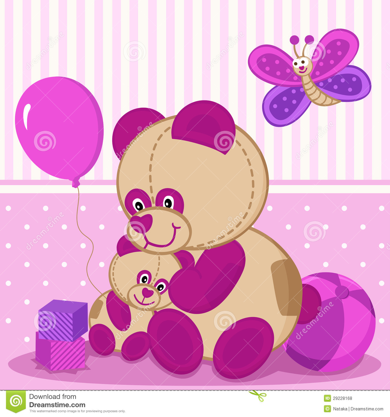Teddy Bears Mother And Baby Royalty Free Stock Photos   Image